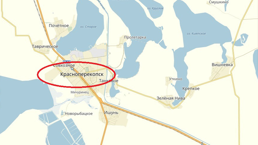 Карта г красноперекопска крым