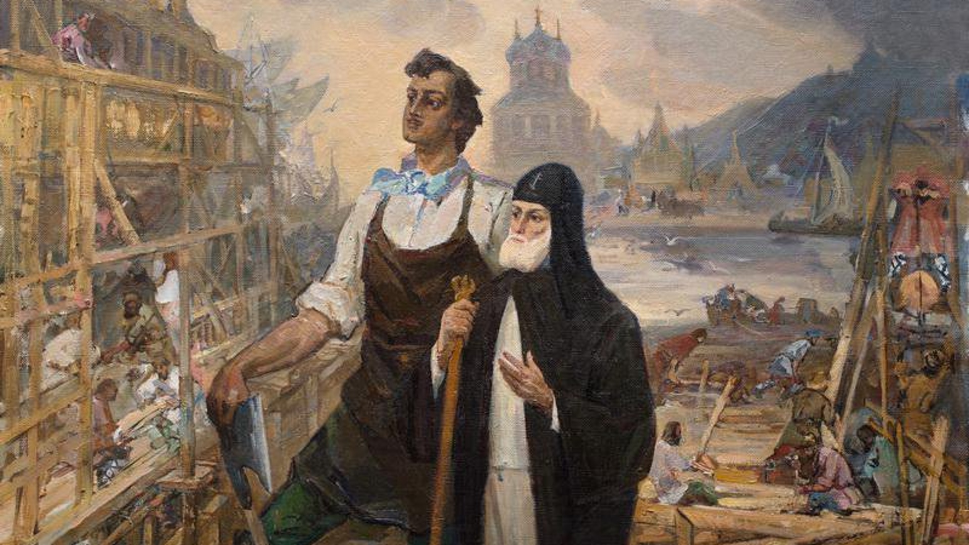 Святитель Митрофан, епископ Воронежский и Петр 1