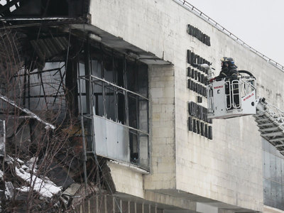 В Москве восстановят сгоревшее здание ИНИОН