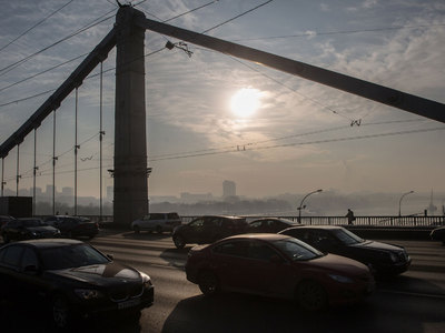 На Крымском мосту в Москве установили систему оповещения о суицидах