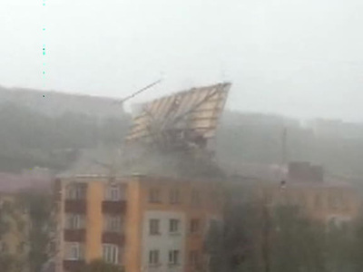 Под Ульяновском ветер повредил крыши музея и жилых домов