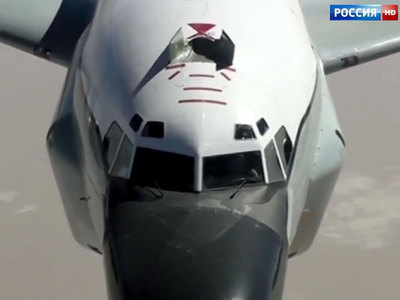 RC-135W два часа шпионил за Россией и Белоруссией