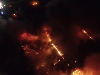 Пожар на складах боеприпасов под Винницей тушат более 1,2 тысяч человек