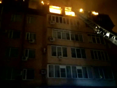 Пожар в Краснодаре: открытое горение ликвидировано