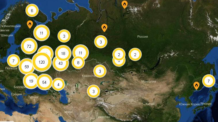 Фото земли со стороны россии