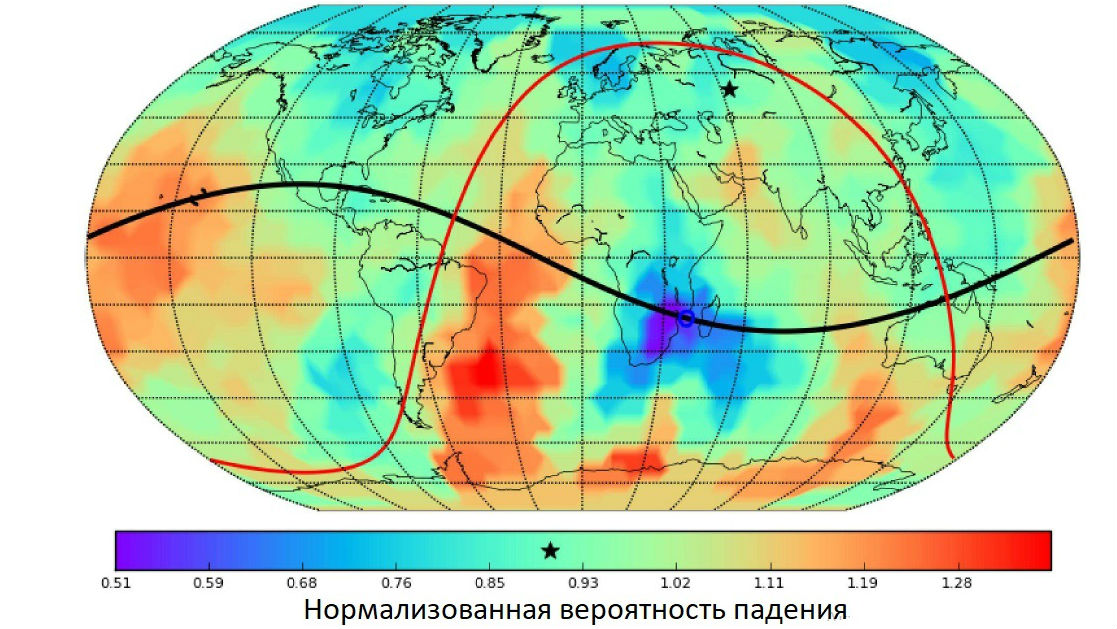 Регионы земли. Карта падения метеорита Апофис. Карта вероятности падения астероида. Вероятность падения метеорита на землю в процентах. Вероятность падения/метеорита зависит от широты.