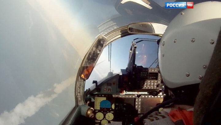 Су-35 Западного военного округа обезвредили условного нарушителя