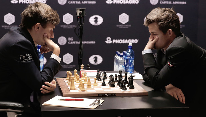Карякин и Карлсен сыграли вничью на турнире в Азербайджане