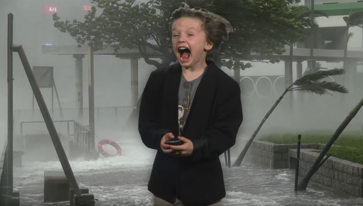 Ребенка, записавшего прогноз погоды для детского сада, позвали на телевидение. Видео