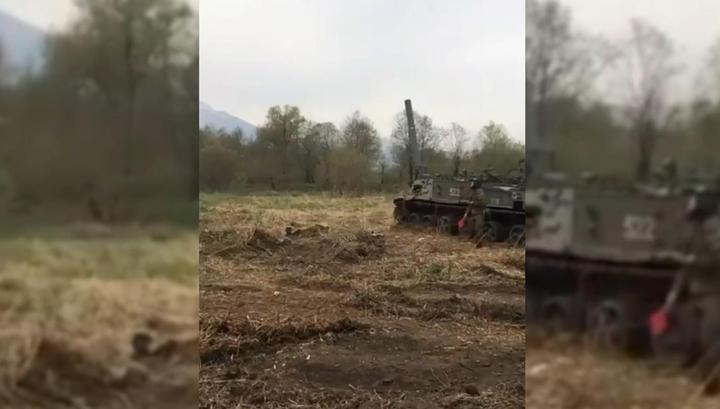 Двое военнослужащих пострадали при взрыве мины на учениях в Северной Осетии