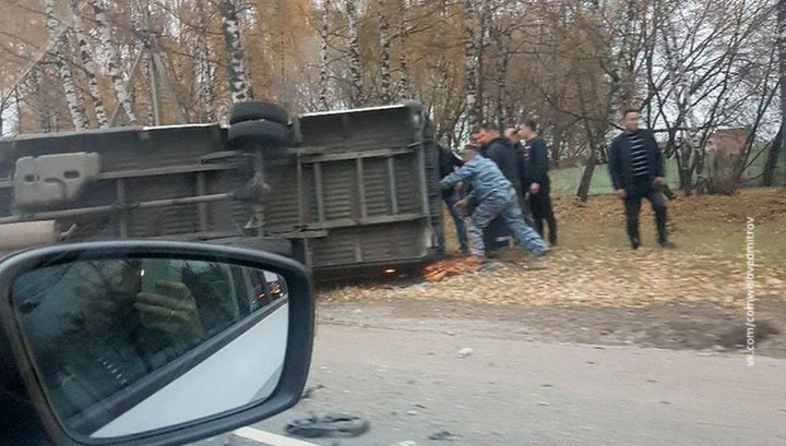 ДТП с погибшими в Подмосковье: один автобус столкнулся с другим на встречке