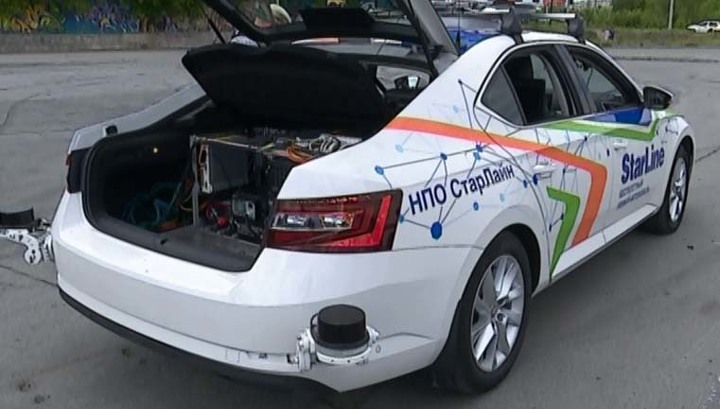 Первый в России беспилотный автомобиль приехал в Челябинск