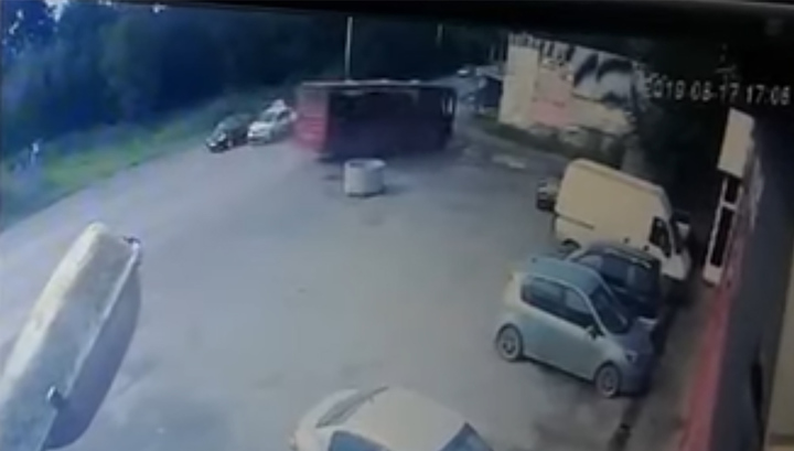 Появилось видео момента смертельного ДТП с автобусом в Перми