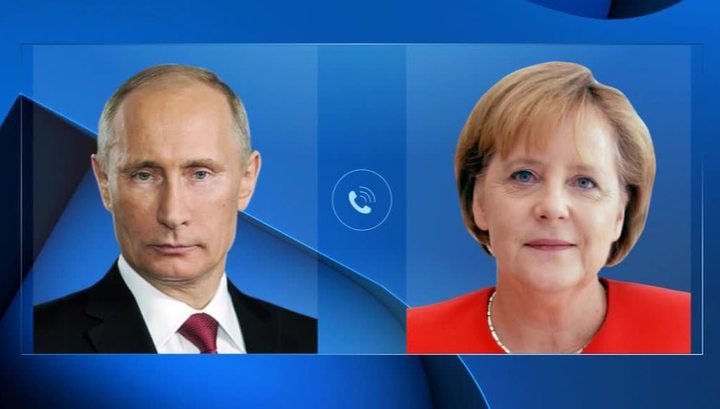 Владимир Путин проинформировал Ангелу Меркель о московских переговорах по Ливии