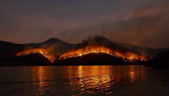 На Алтае начались пожары на полях