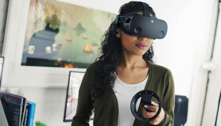 HP и Microsoft анонсировали продвинутый VR-шлем для геймеров