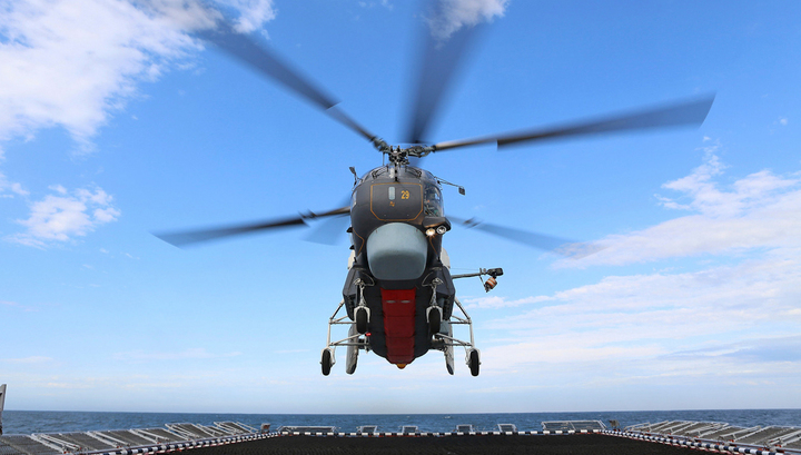 Российские вертолетчики учатся искать и торпедировать корабли