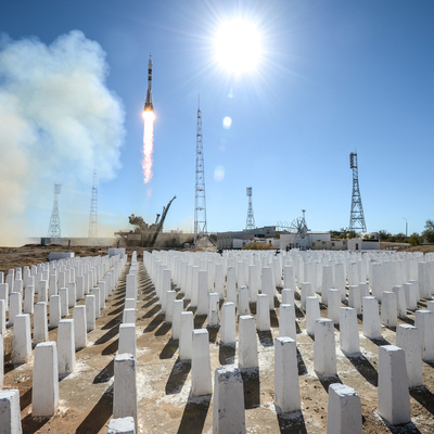 С космодрома Байконур накануне успешно стартовала ракета-носитель «Союз-ФГ» С космодрома Байконур накануне успешно стартовала ракета-носитель «Союз-ФГ»
