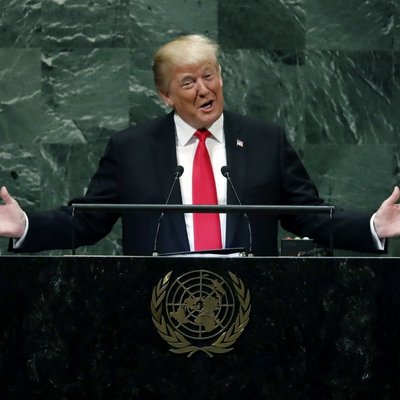 Трамп вновь превысил регламент выступления на Генассамблее ООН Трамп вновь превысил регламент выступления на Генассамблее ООН