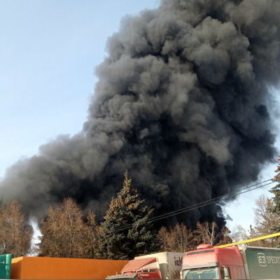 Пожар на предприятии в Пензенской области Пожар на предприятии в Пензенской области