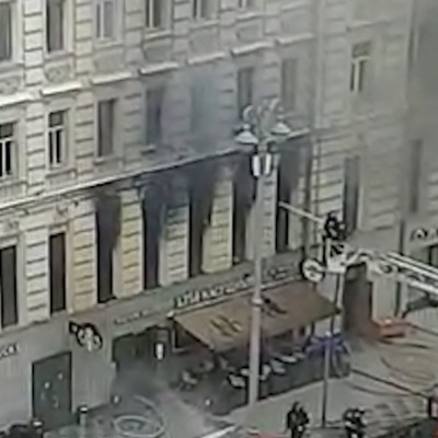 Пожар в историческом доме на Тверской локализован, распространение огня остановлено Пожар в историческом доме на Тверской локализован, распространение огня остановлено