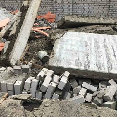 Угрозы дальнейшего обрушения здания в городе Зуевка в Кировской области нет Угрозы дальнейшего обрушения здания в городе Зуевка в Кировской области нет