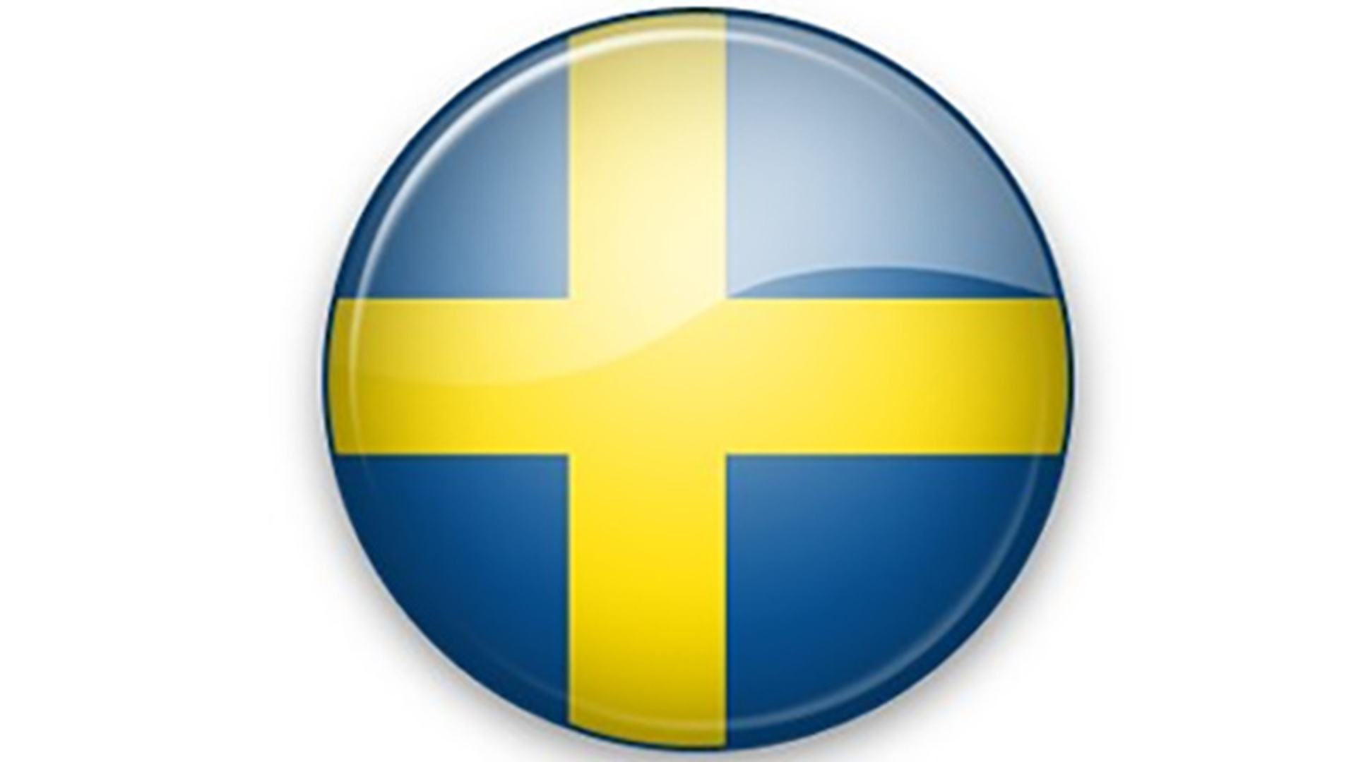 Флаг Швеции в круге