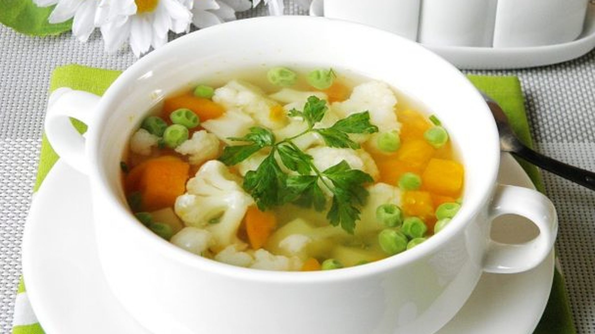 Овощной суп с Юлией Высоцкой