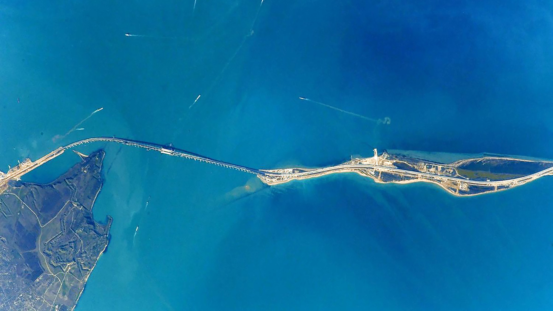 Фото крымского моста через керченский пролив фото