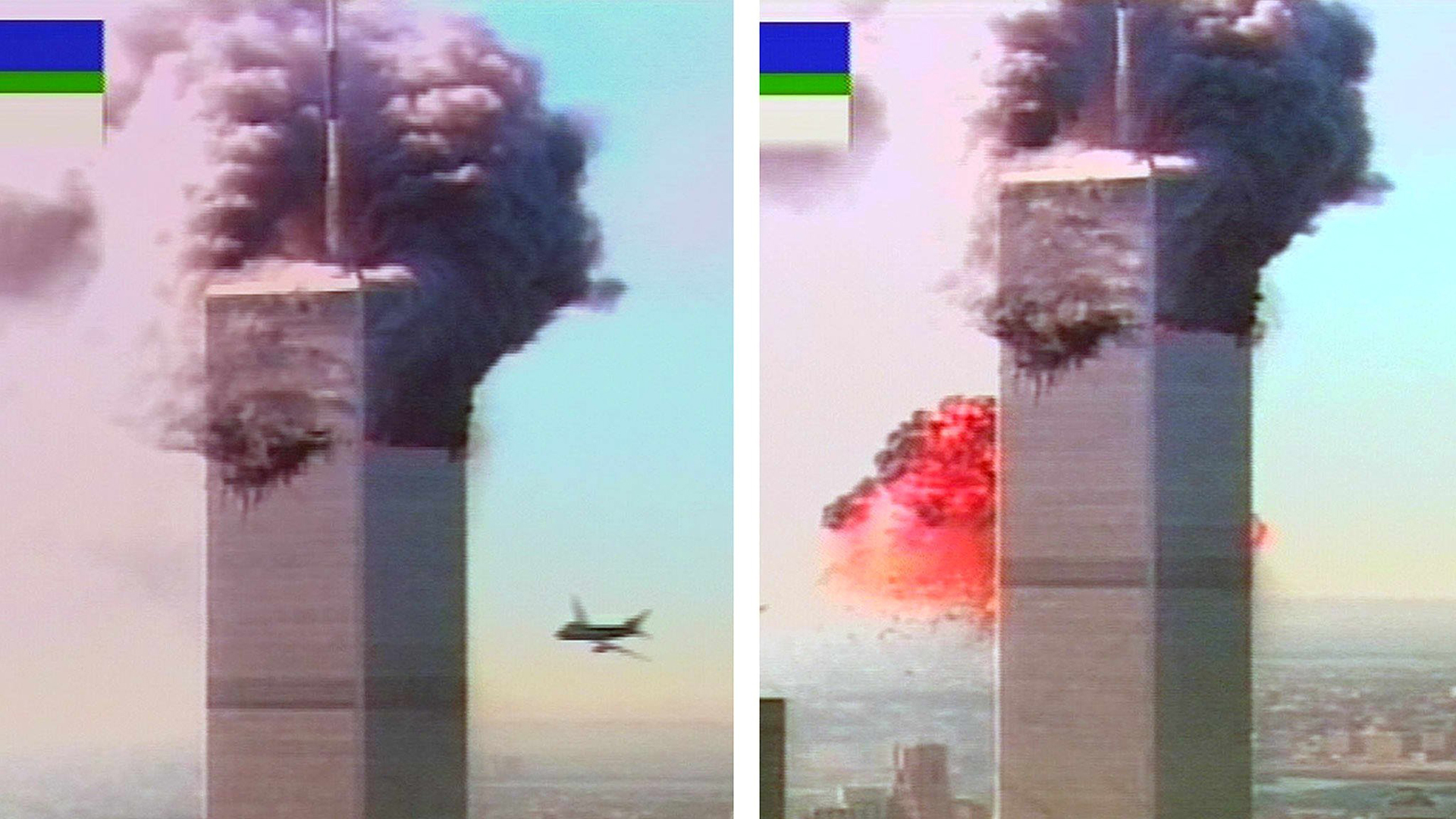 Самолеты врезались в башни близнецы фото