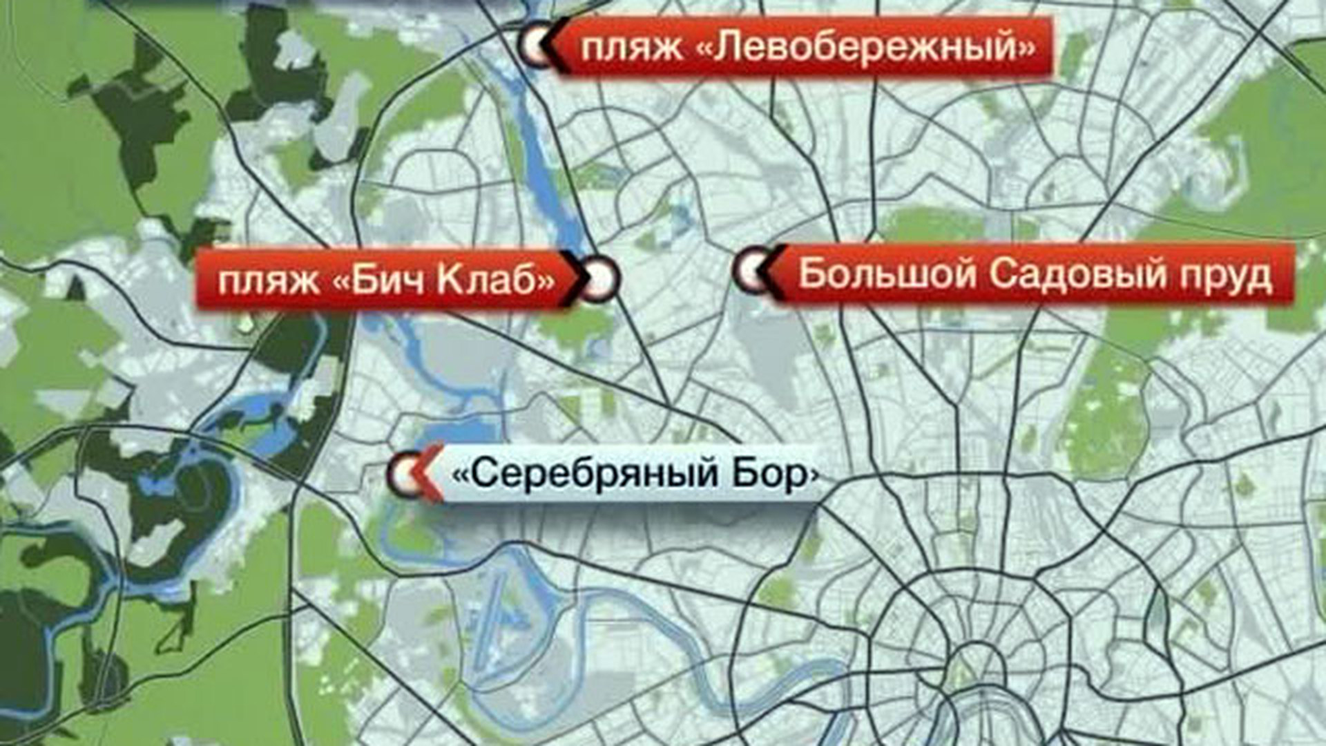 Карта москвы серебряный бор