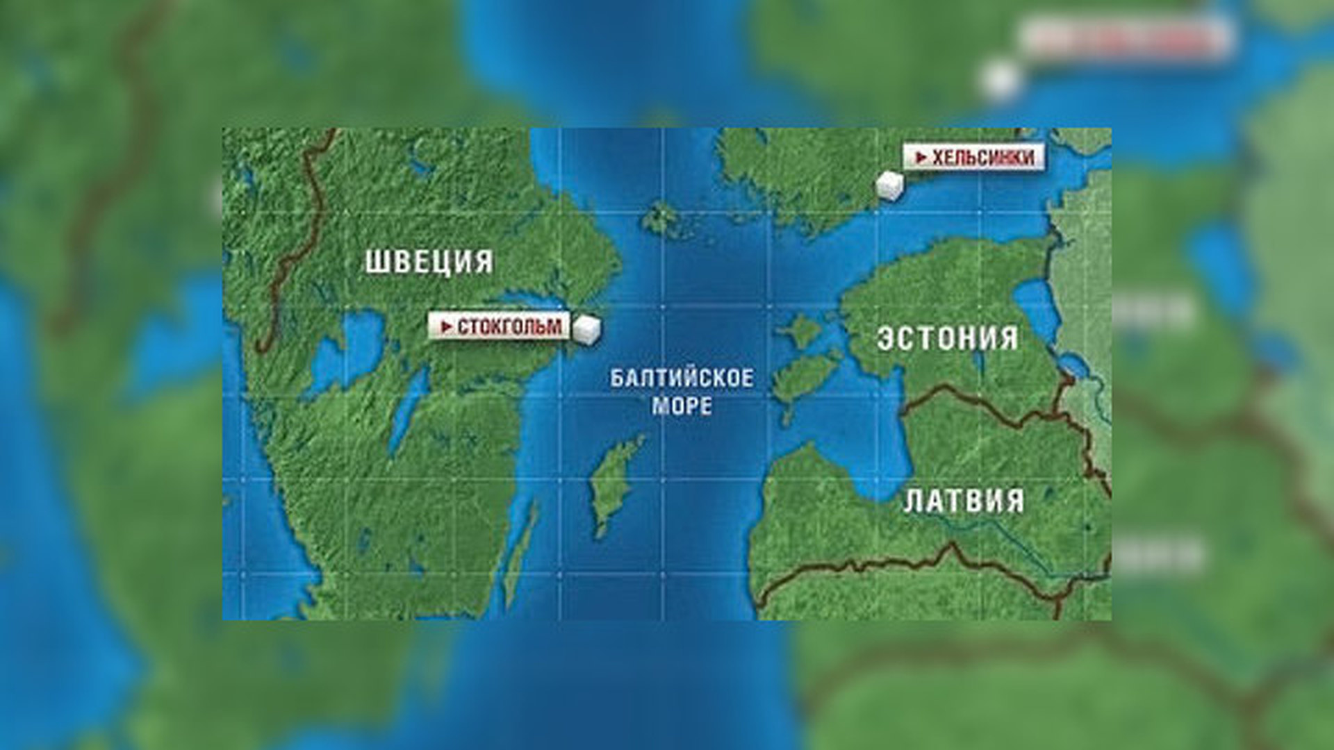 Где находится Балтийское море на карте