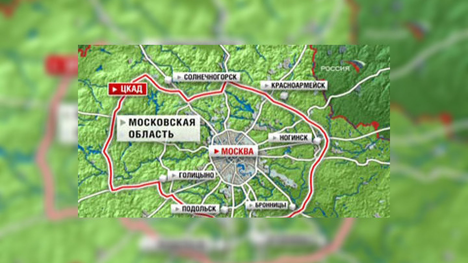 Карта красноармейска московской области