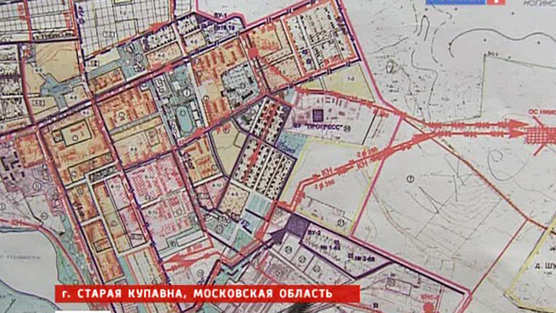 Карта старой купавны