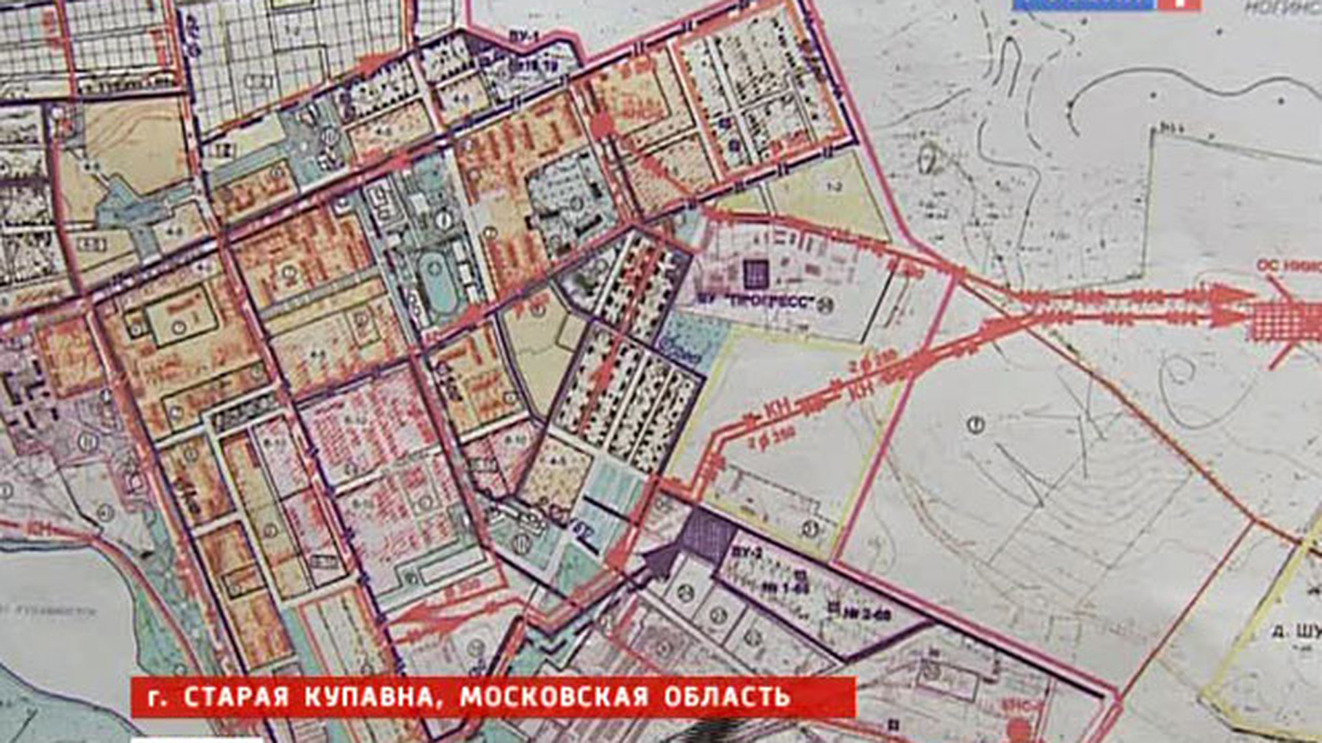 Карта купавны московской