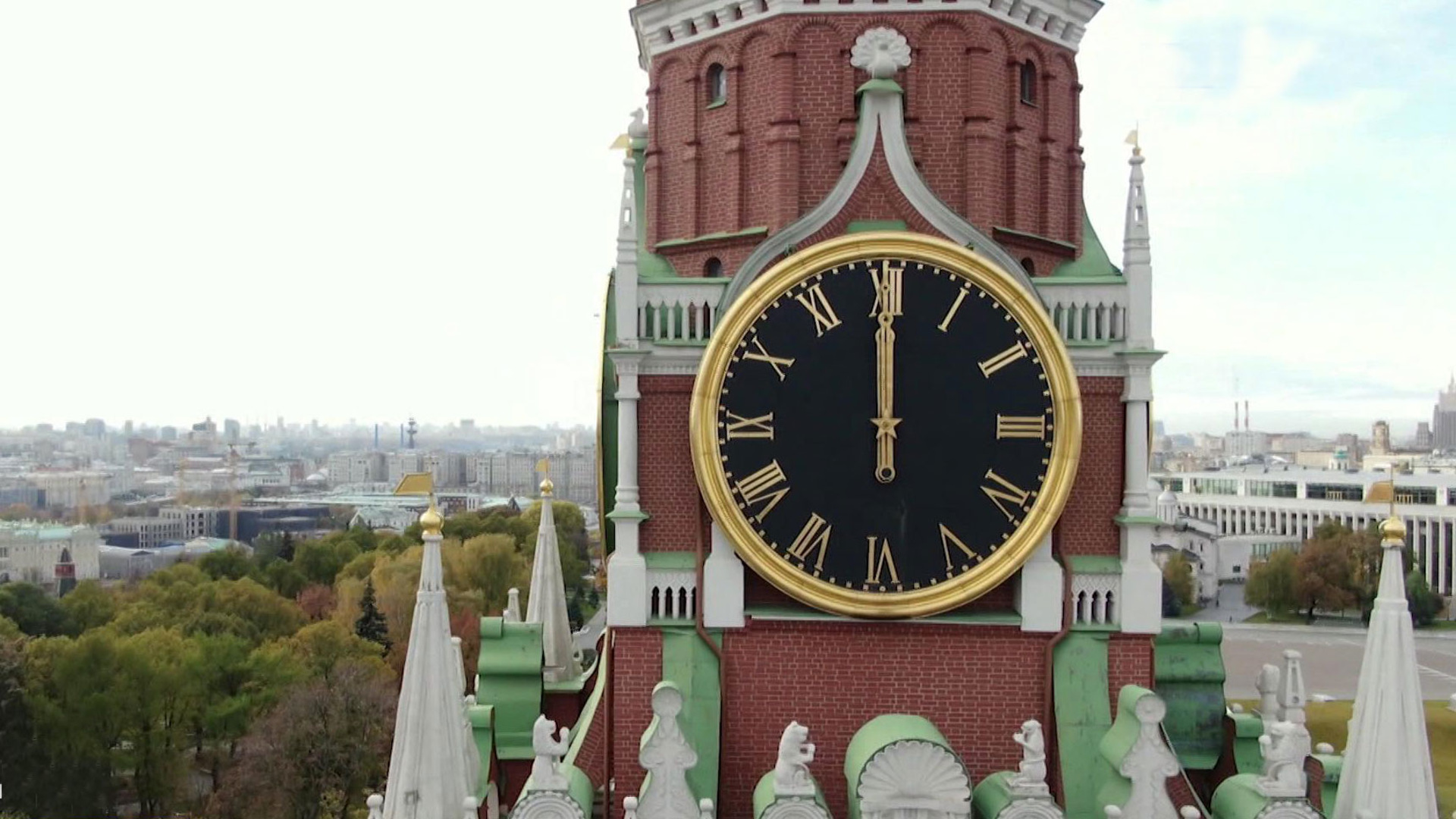 Кремлёвские куранты на Спасской башне звук