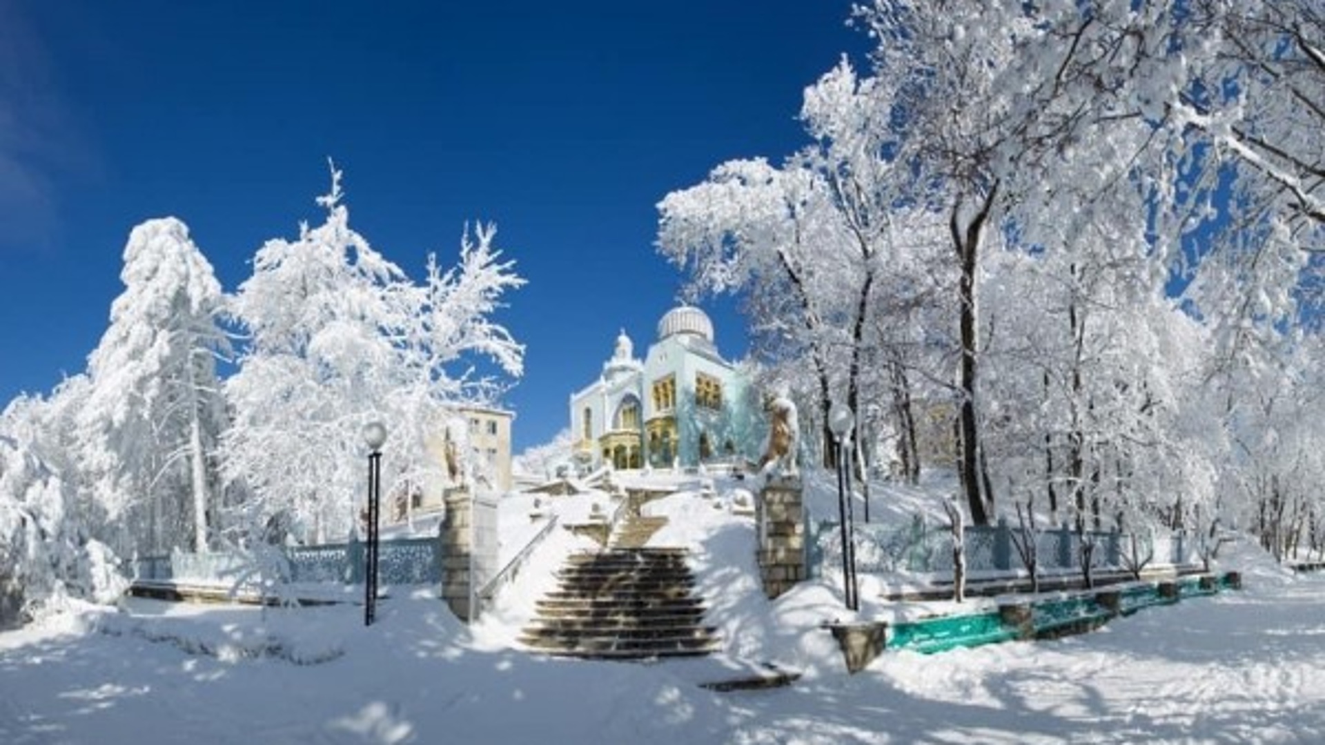 Железноводск Кавказ зимой