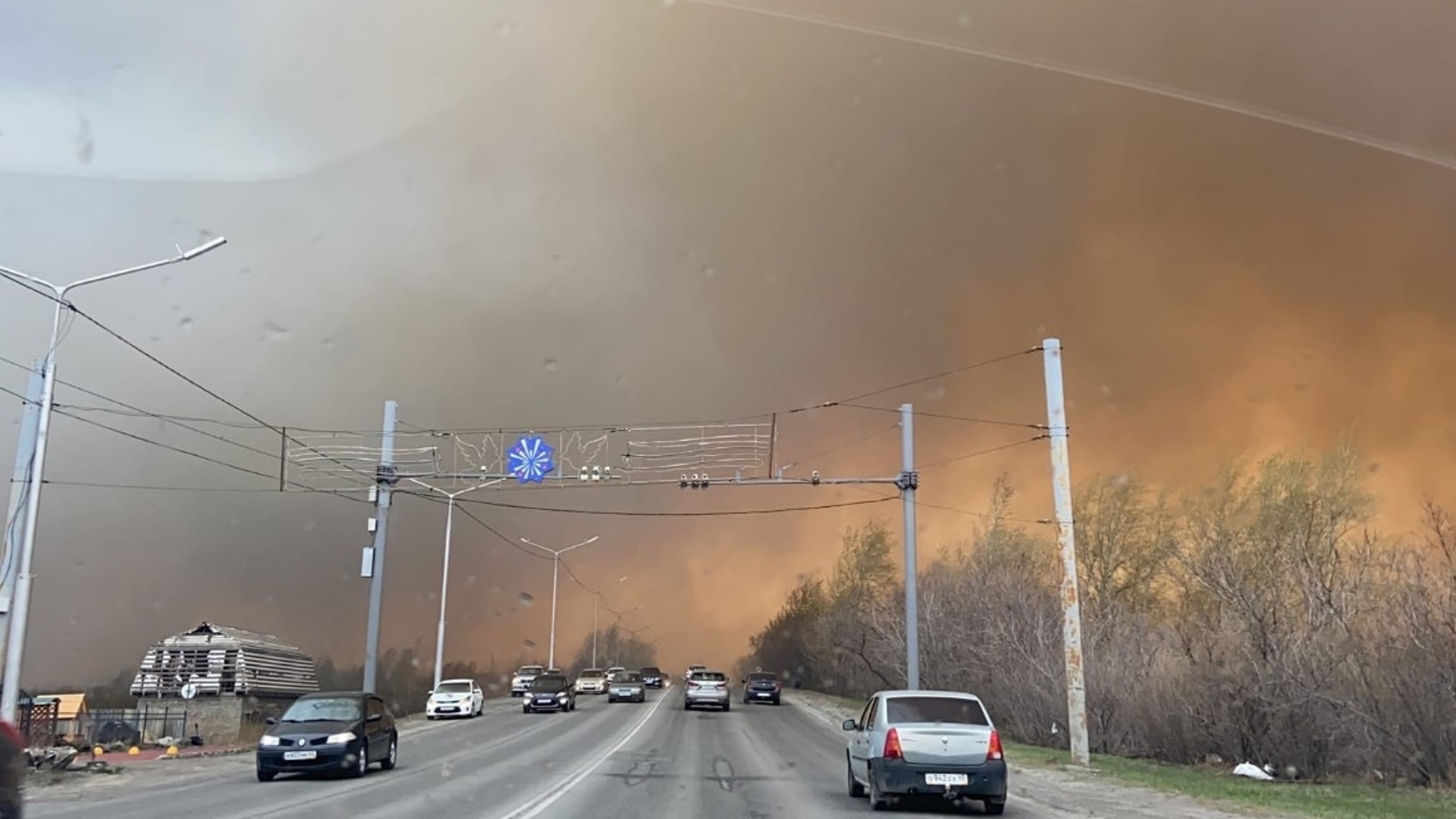 Фото пожара в кургане