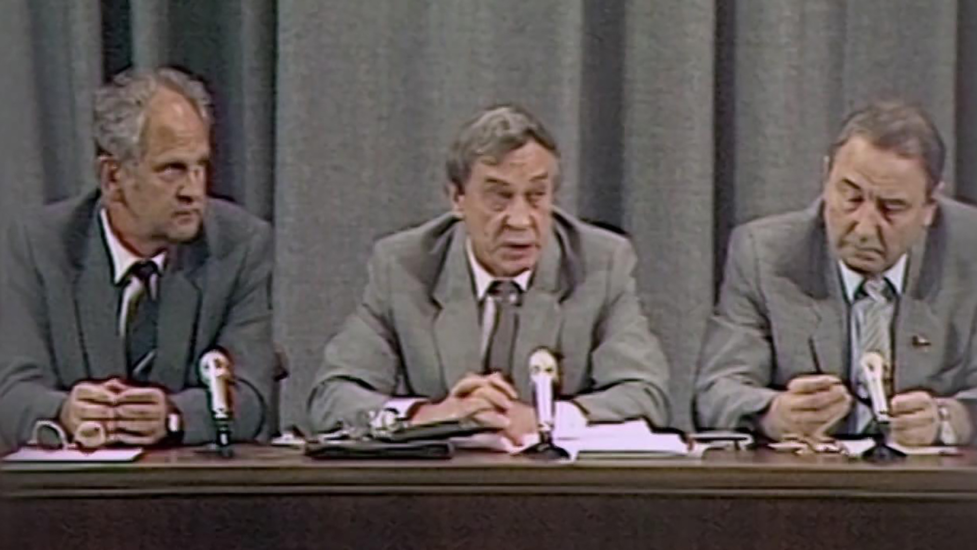 Пресс-конференция (ГКЧП) 19 августа 1991 года.