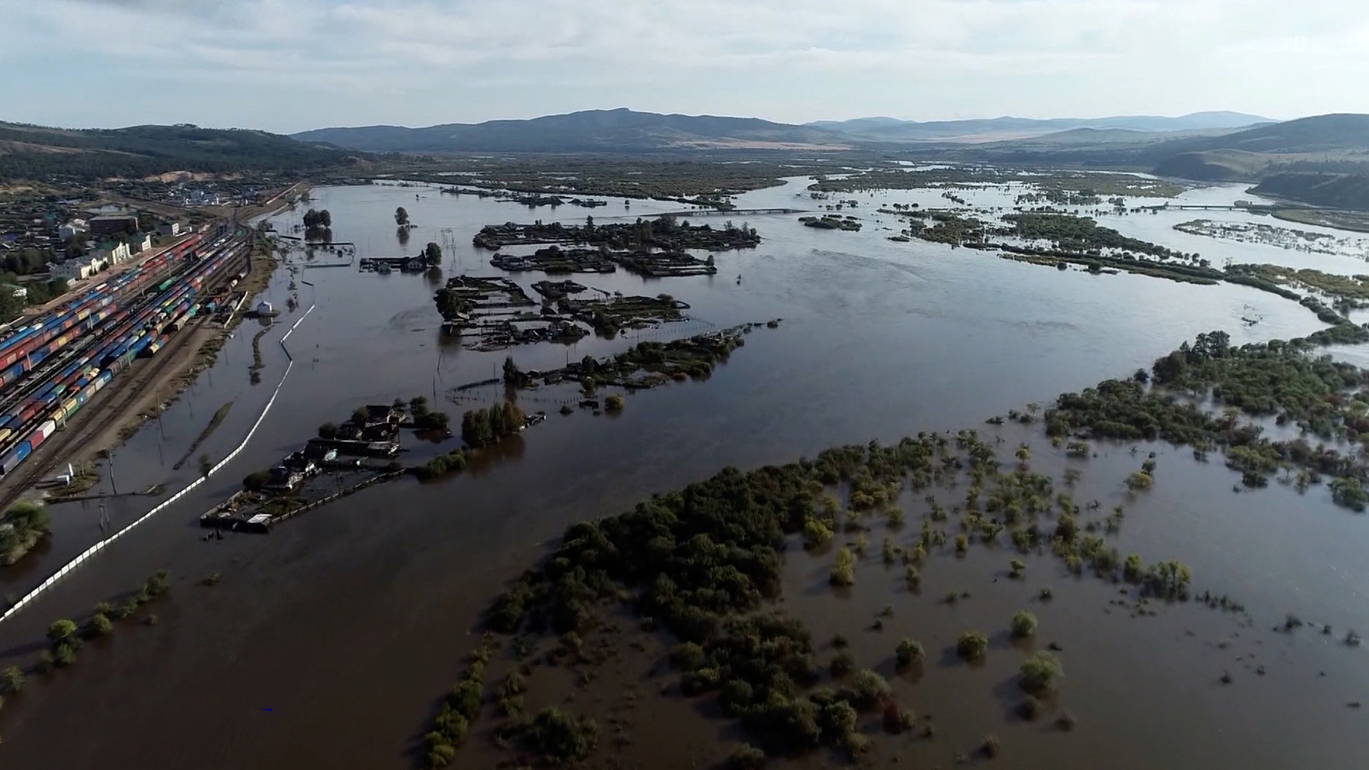 Река Селенга потоп наводнение