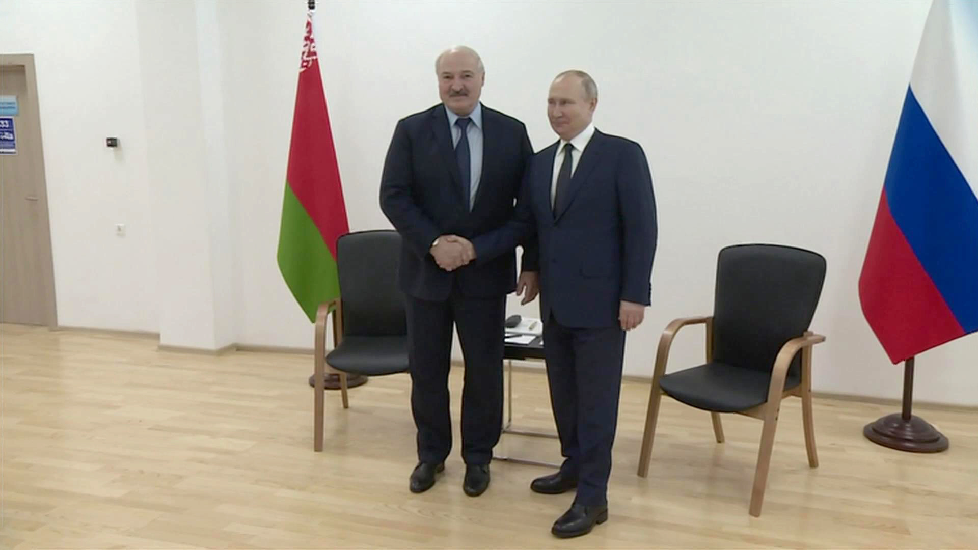 Путин и Лукашенко 2022