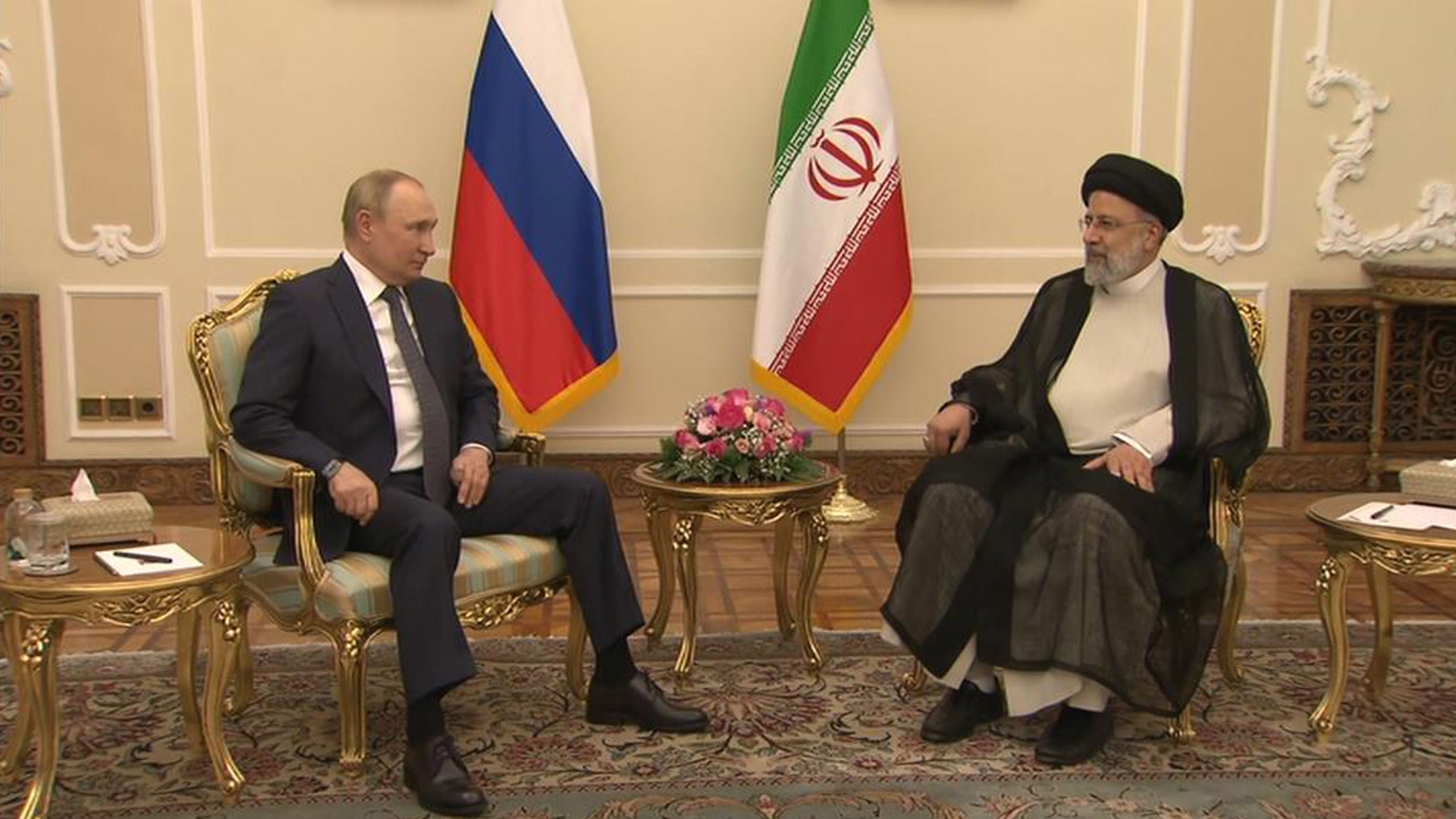 Путин и президент Ирана раиси