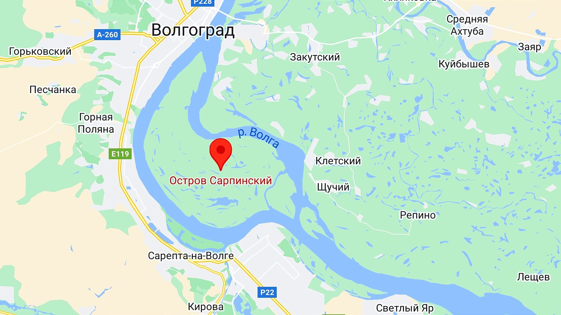 волгоград сарпинский остров