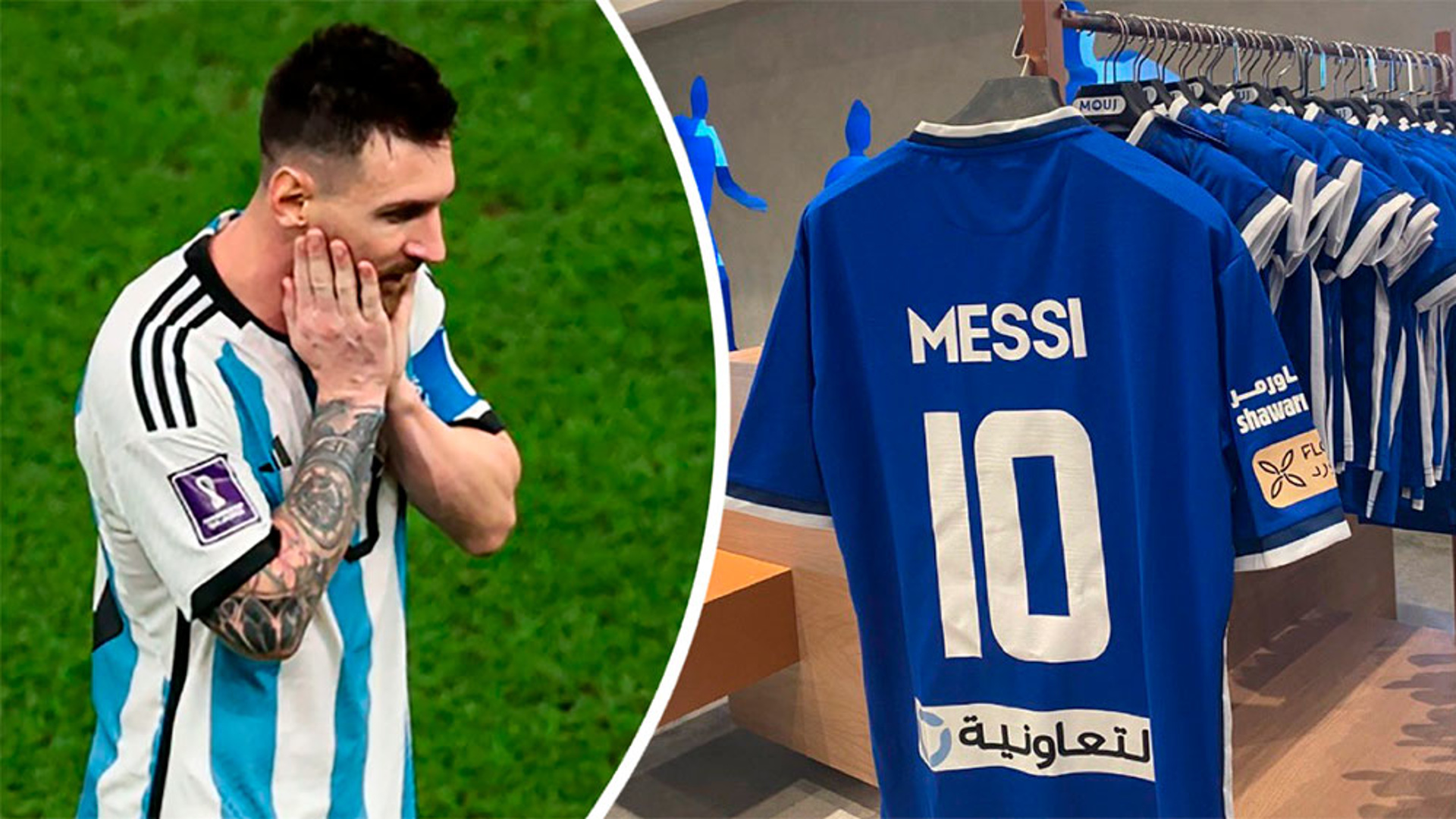 Saudovskiy klub torguyet futbolkami s imenem Messi