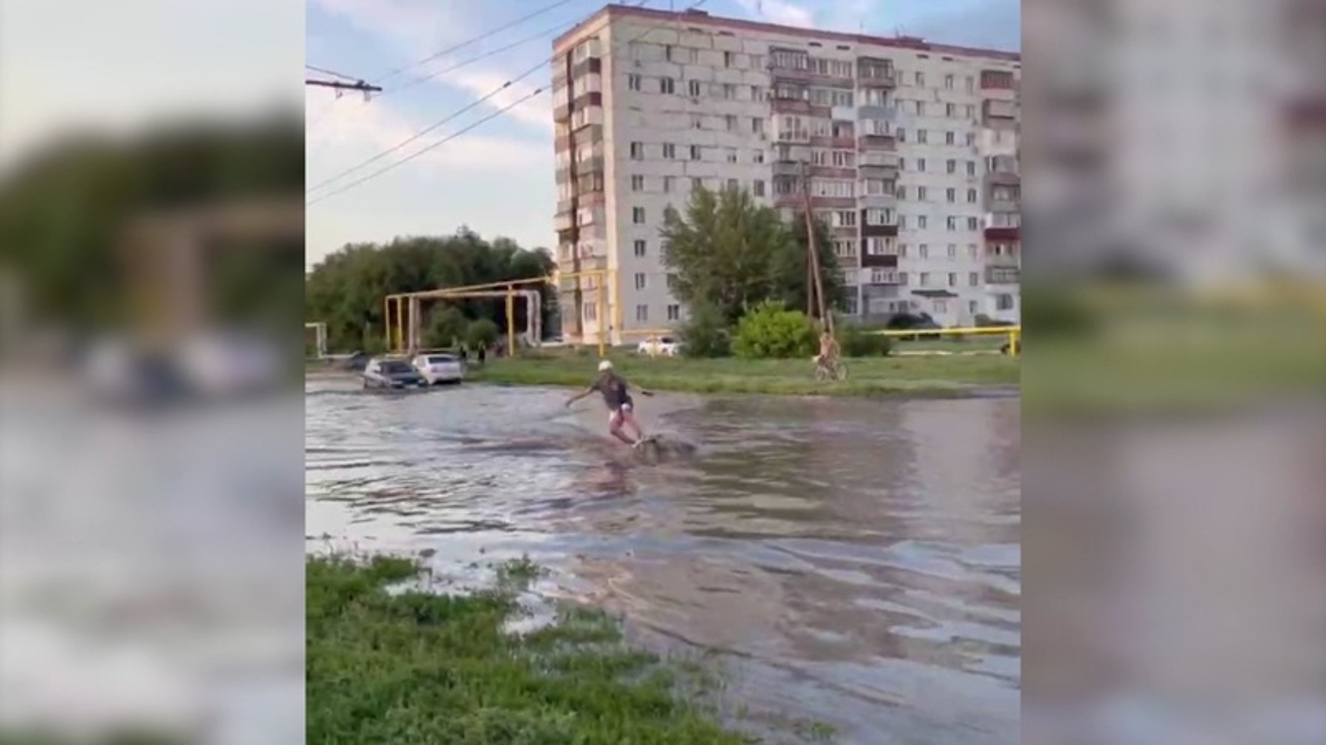 Фото дороги после дождя