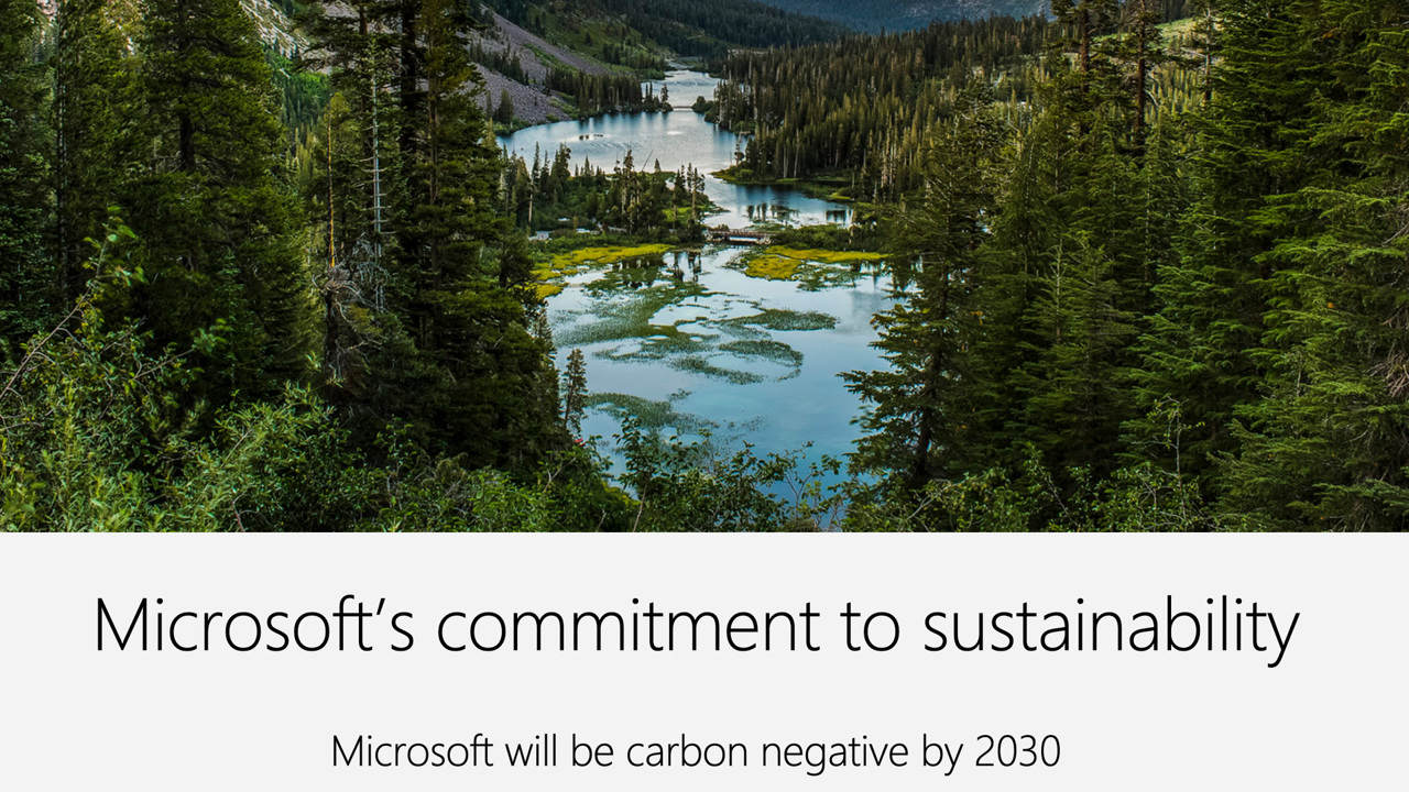 Microsoft сделает свой углеродный след отрицательным за 10 лет