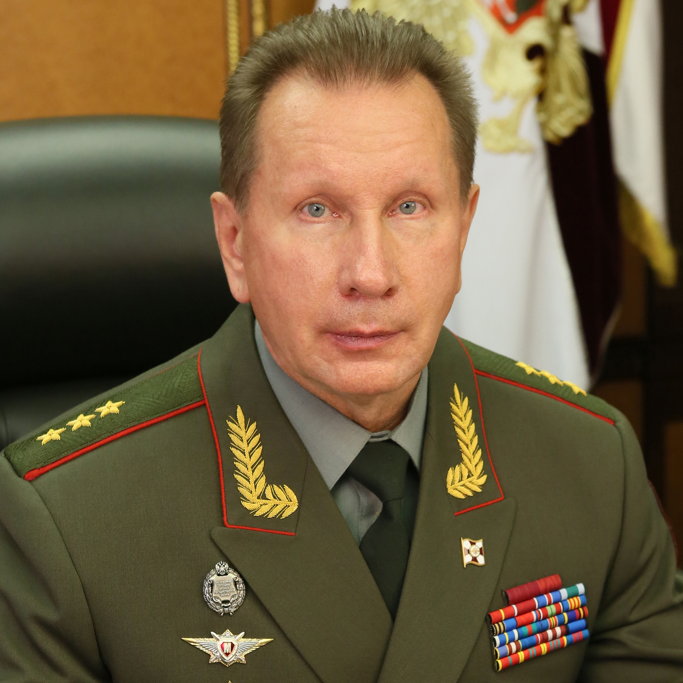 Начальник ленинградского военного округа. Генерал полковник Золотов.