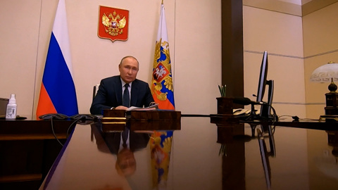 Москва. Кремль. Путин. Интервью Дмитрия Пескова, отношения России и Европы. Эфир от 03.04.2022