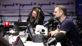 Александр Пушной и участники проекта "Золото нации" на "Маяке"