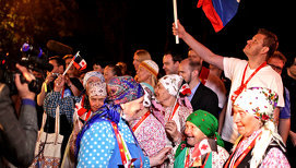 Евровидение-2012. "Бурановские бабушки"/Eurovision 2012. "Buranovskiye Babushki". На красной дорожке церемонии открытия